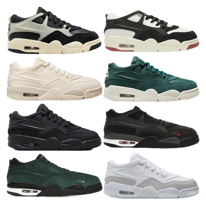Air Jordan 4 RM GS 'Black Sail' 2024