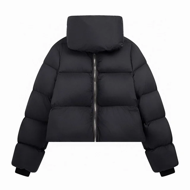 Rick Owens Funnel-Neck Down Jacket