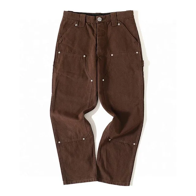 Chrome Hearts Brown Carpenter jeans
